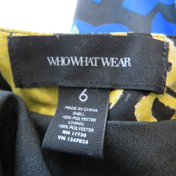 Who What Wear Art Deco Floral Tassel Skirt Size 6 Small - Picture 5 of 6